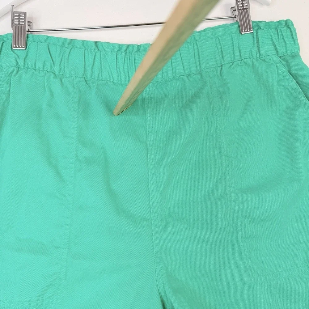 VTG Polo Ralph Lauren Men's Shorts SZ-Small Green Elastic Waist Casual Summer